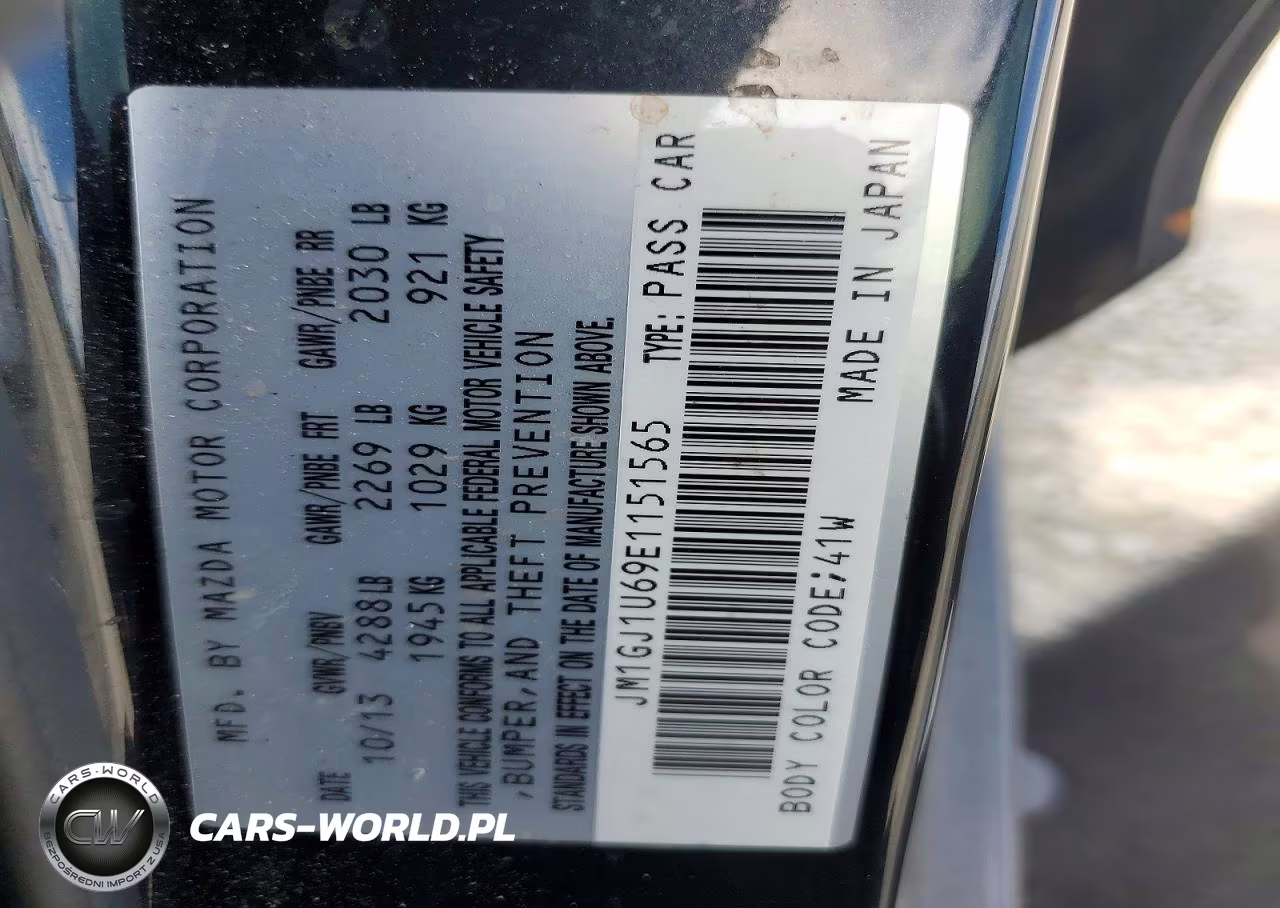 2014 Mazda 6 Sport VIN:JM1GJ1U69E1151565 - 12