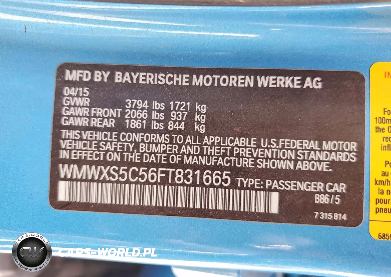2015 Mini Cooper VIN:WMWXS5C56FT831665 - 13