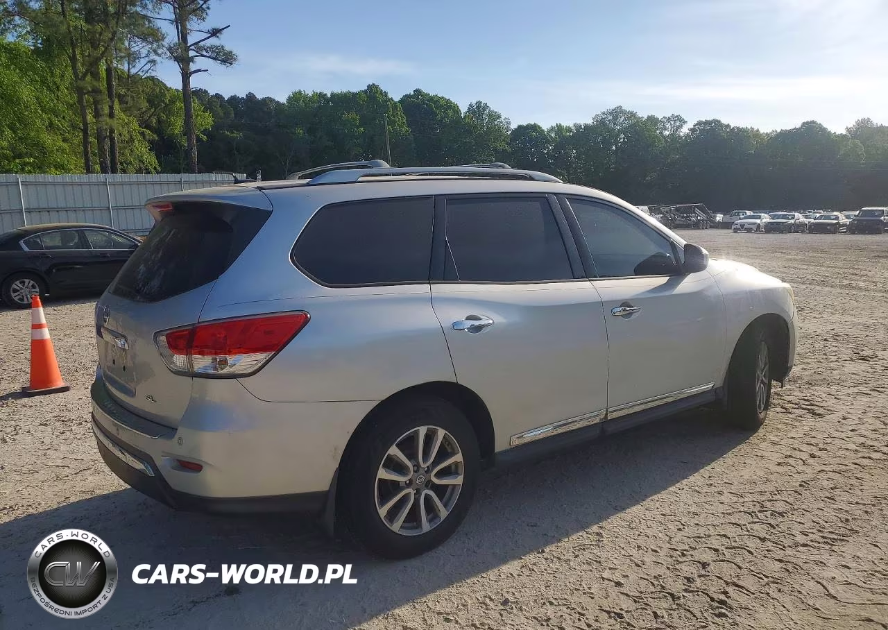 2014 Nissan Pathfinder Sl VIN:5N1AR2MN8EC677231 - 3