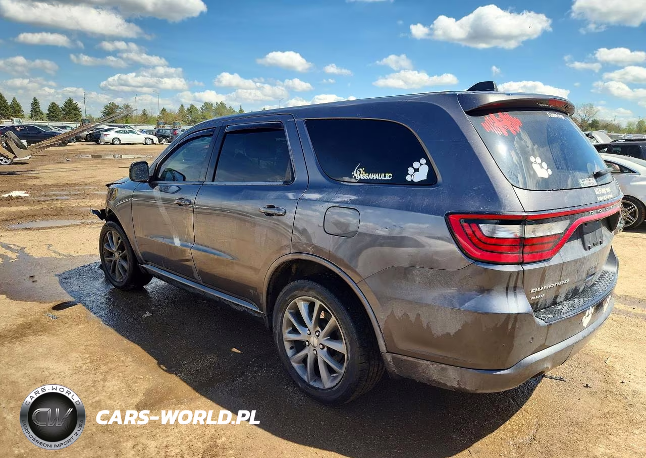 2014 Dodge Durango Sxt VIN:1C4RDJAG0EC503501 - 2