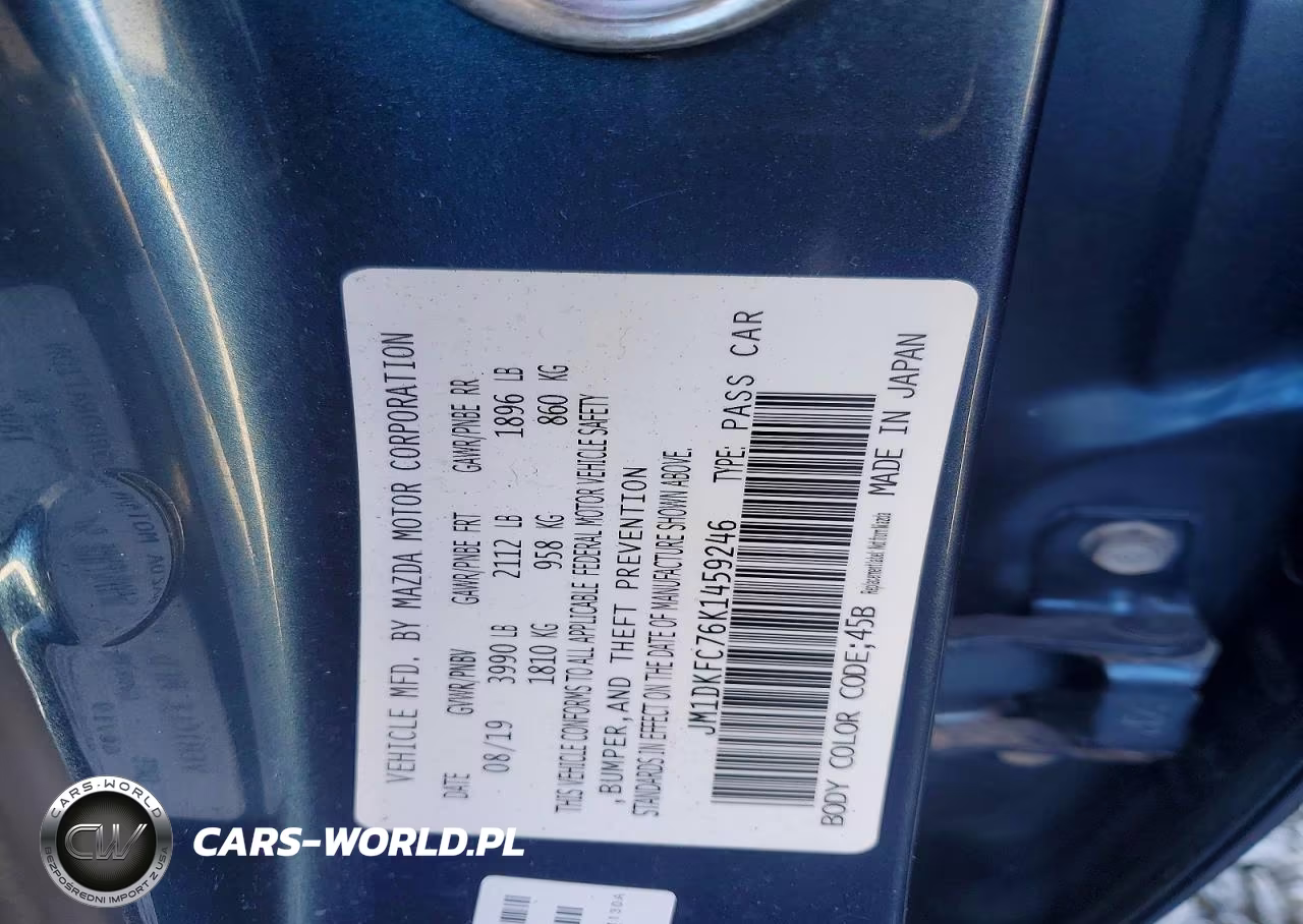 2019 Mazda Cx-3 Touring VIN:JM1DKFC76K1459246 - 12