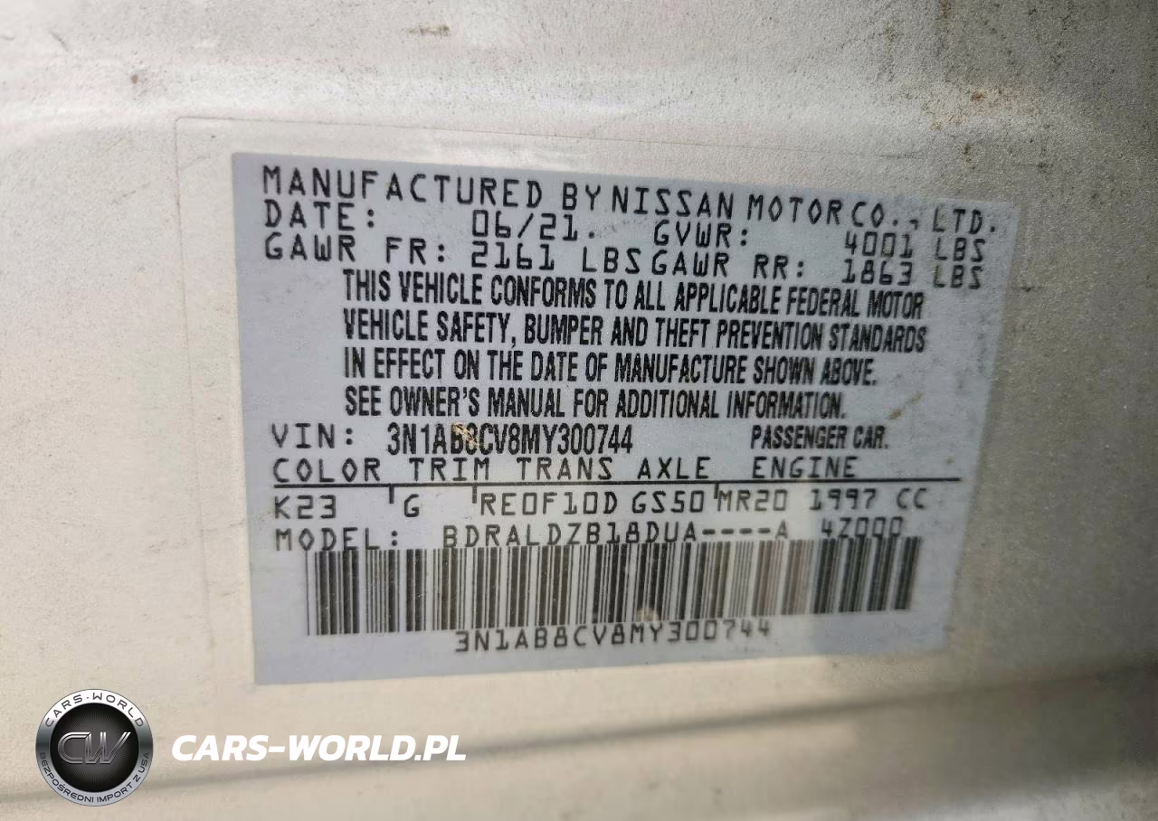 2021 Nissan Sentra Sv VIN:3N1AB8CV8MY300744 - 12