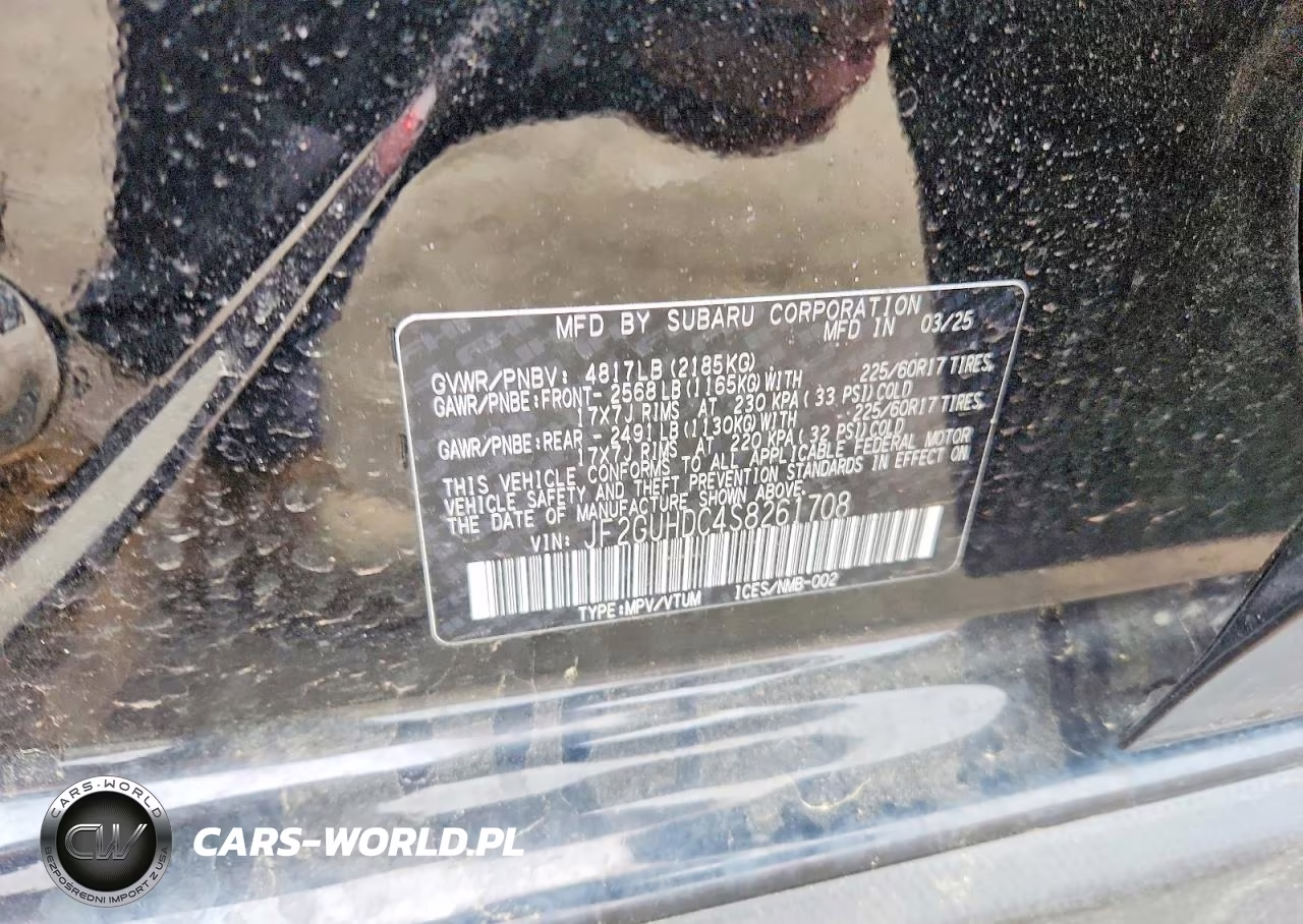 2025 Subaru Crosstrek Premium VIN:JF2GUHDC4S8261708 - 13