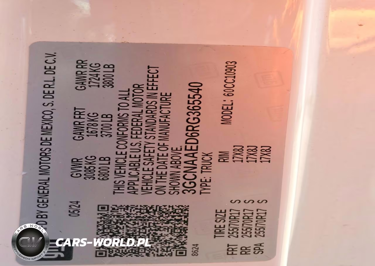 2024 Chevrolet Silverado C1500 VIN:3GCNAAED6RG365540 - 12
