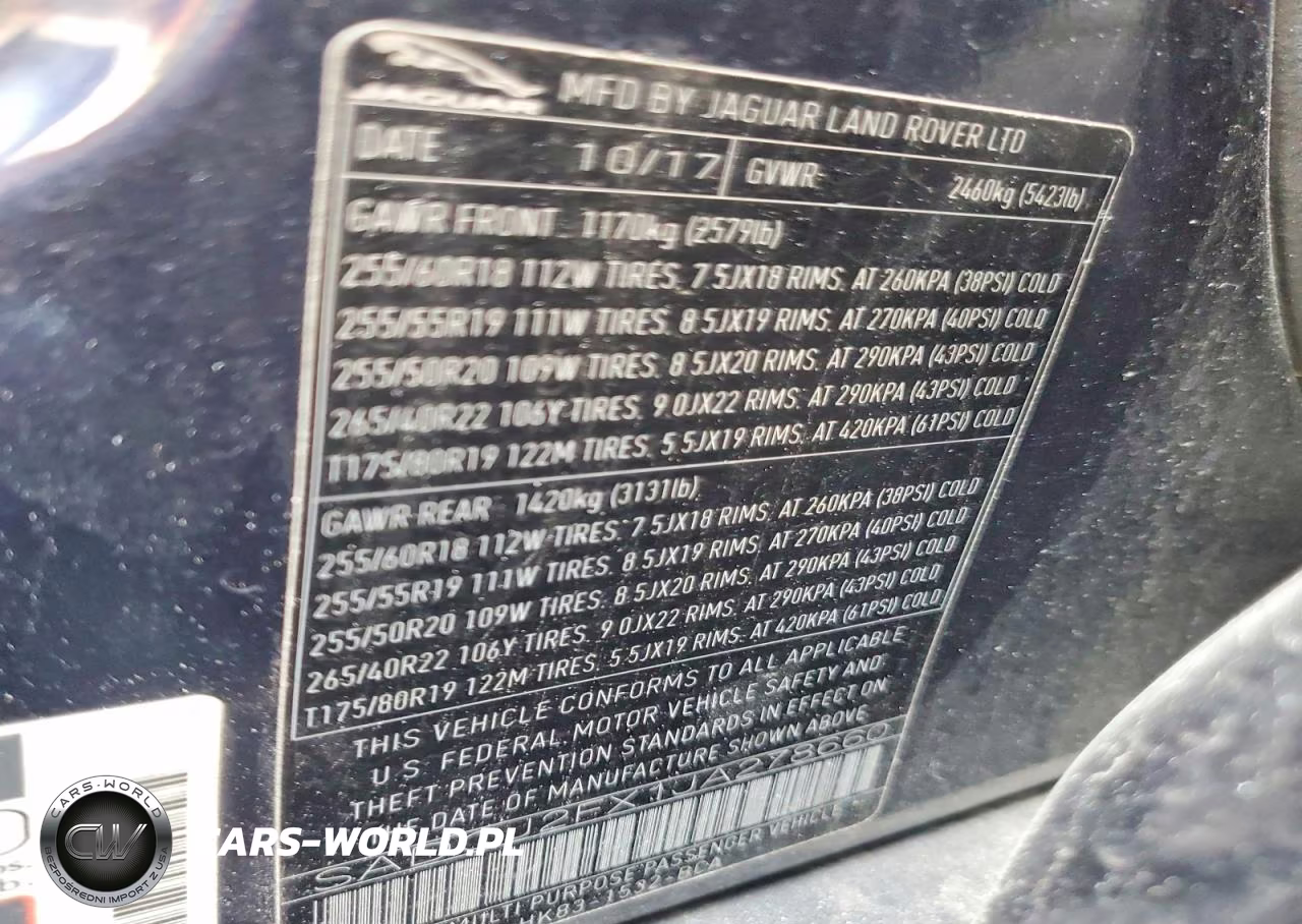 2018 Jaguar F-Pace Premium VIN:SADCJ2FX1JA278660 - 13