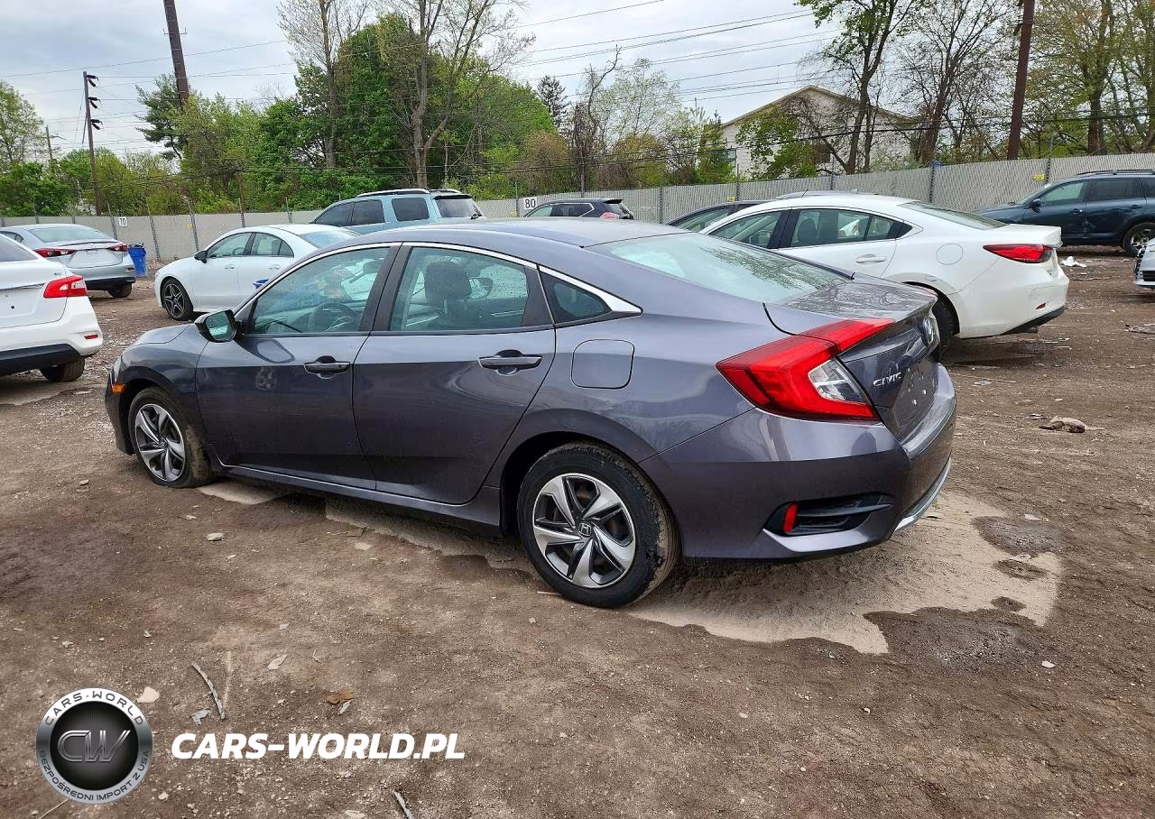 2019 Honda Civic Lx VIN:2HGFC2F6XKH566739 - 2