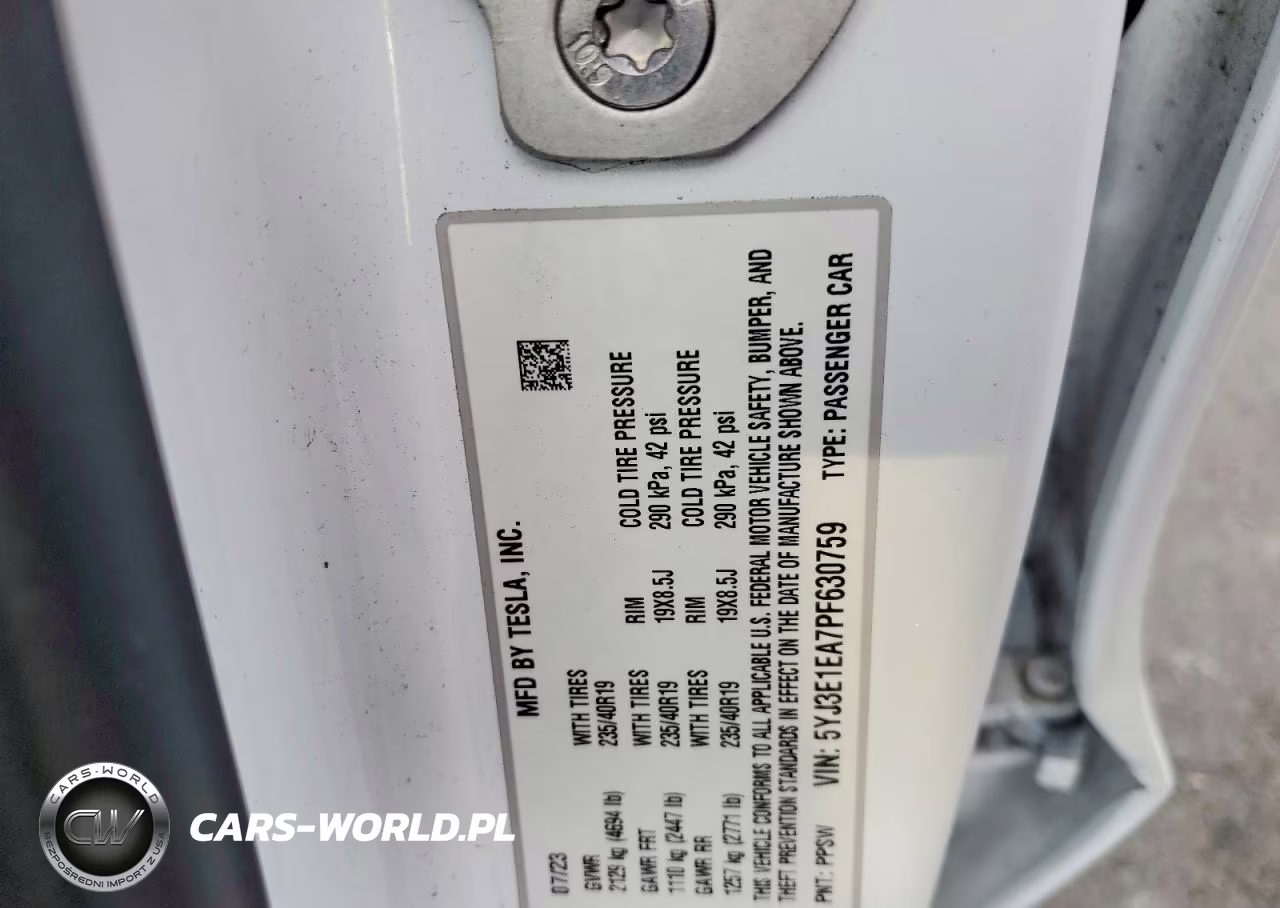 2023 Tesla Model 3 VIN:5YJ3E1EA7PF630759 - 13