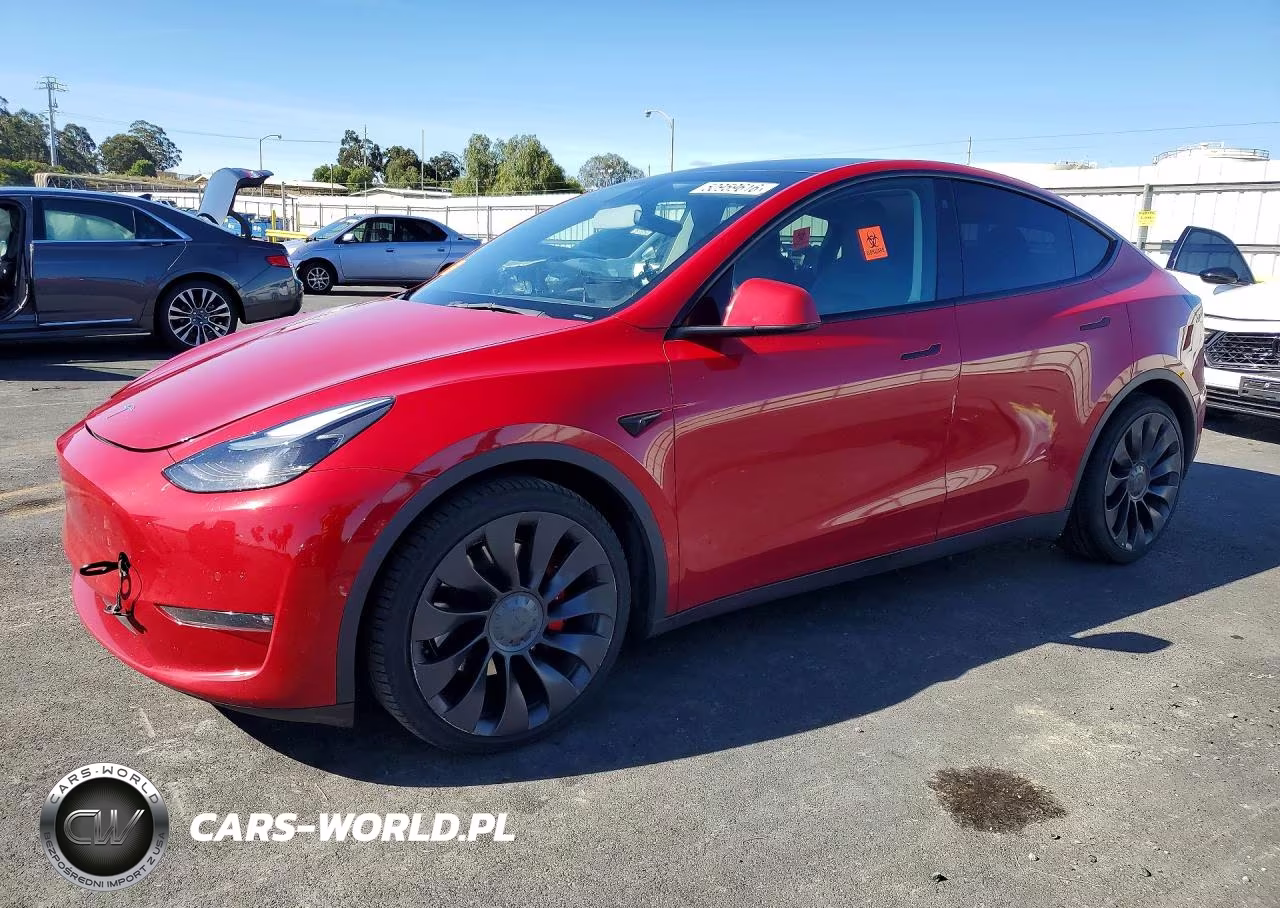 2022 Tesla Model Y VIN:7SAYGDEF0NF448978 - 1