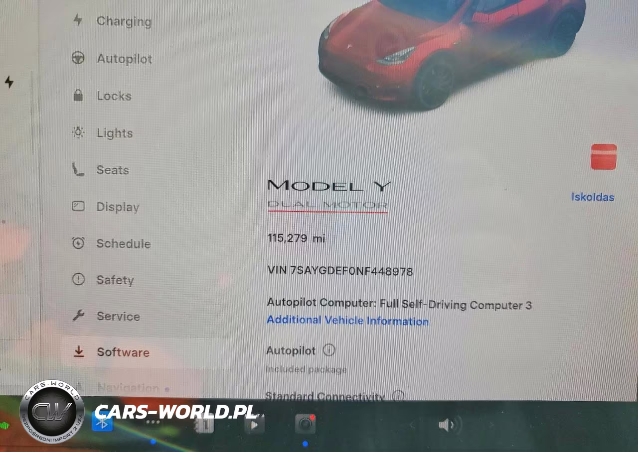 2022 Tesla Model Y VIN:7SAYGDEF0NF448978 - 9