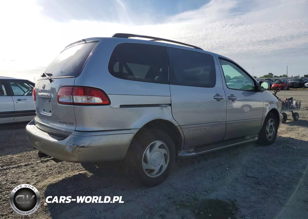 2002 Toyota Sienna Xle VIN:4T3ZF13CX2U488633 - 3
