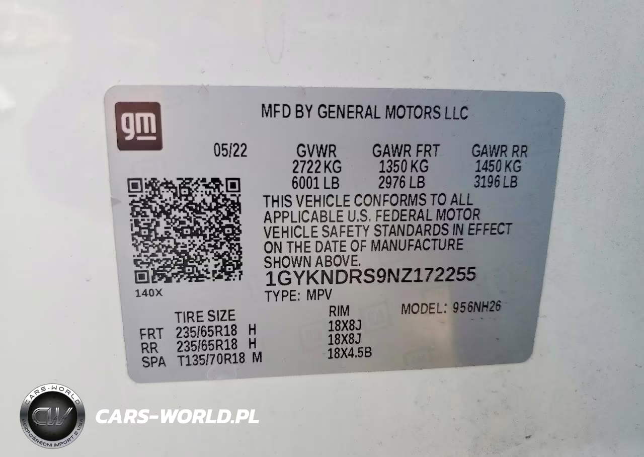 2022 Cadillac Xt5 Premium Luxury VIN:1GYKNDRS9NZ172255 - 13