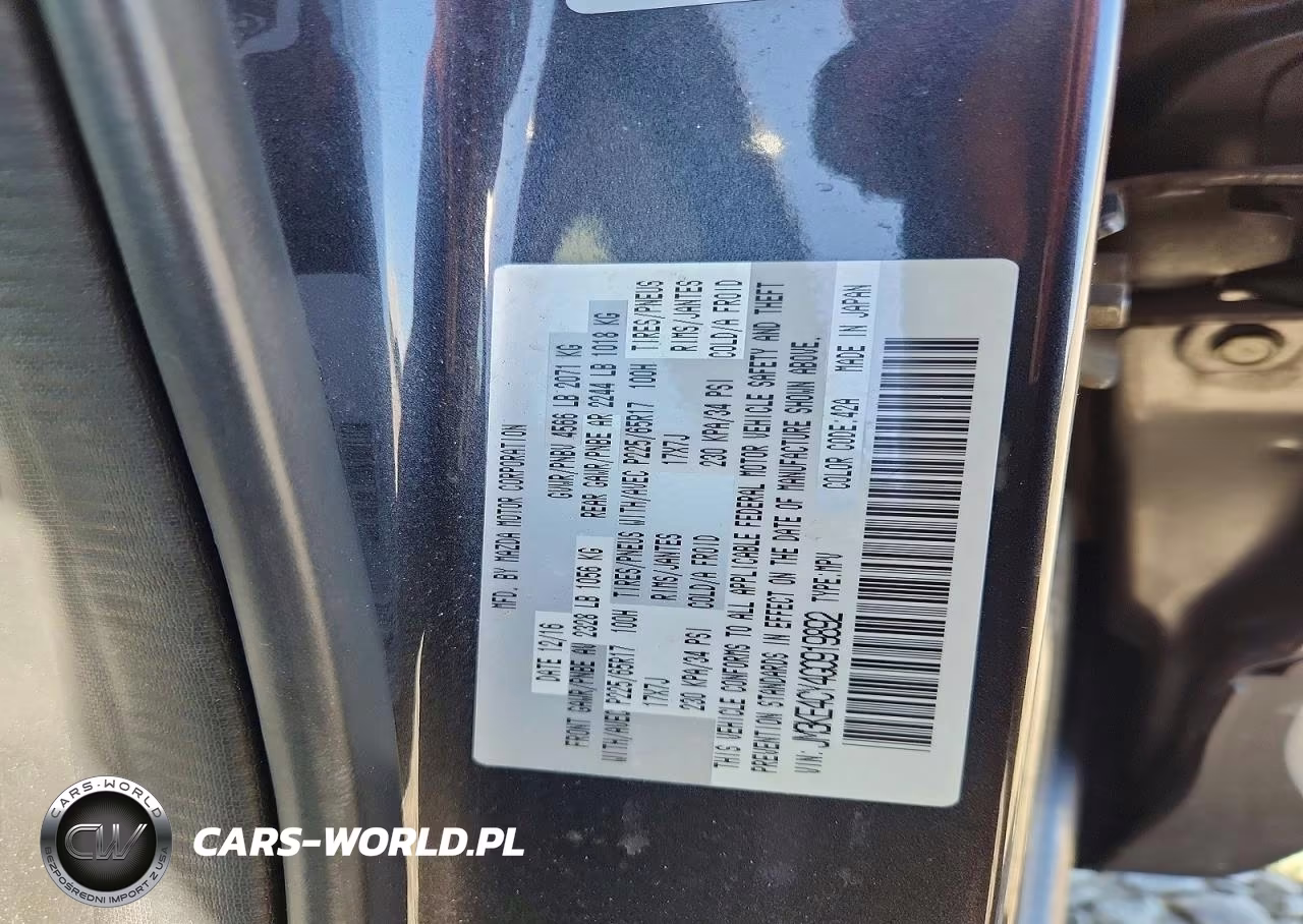 2016 Mazda Cx-5 Touring VIN:JM3KE4CY4G0919892 - 13