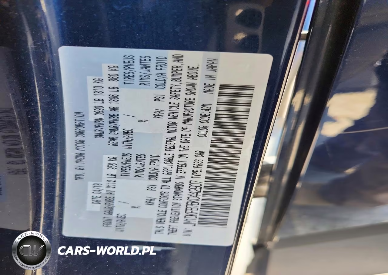 2019 Mazda Cx-3 Sport VIN:JM1DKFB76K0442907 - 14