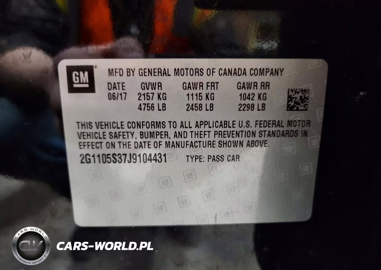 2018 Chevrolet Impala Lt VIN:2G1105S37J9104431 - 12