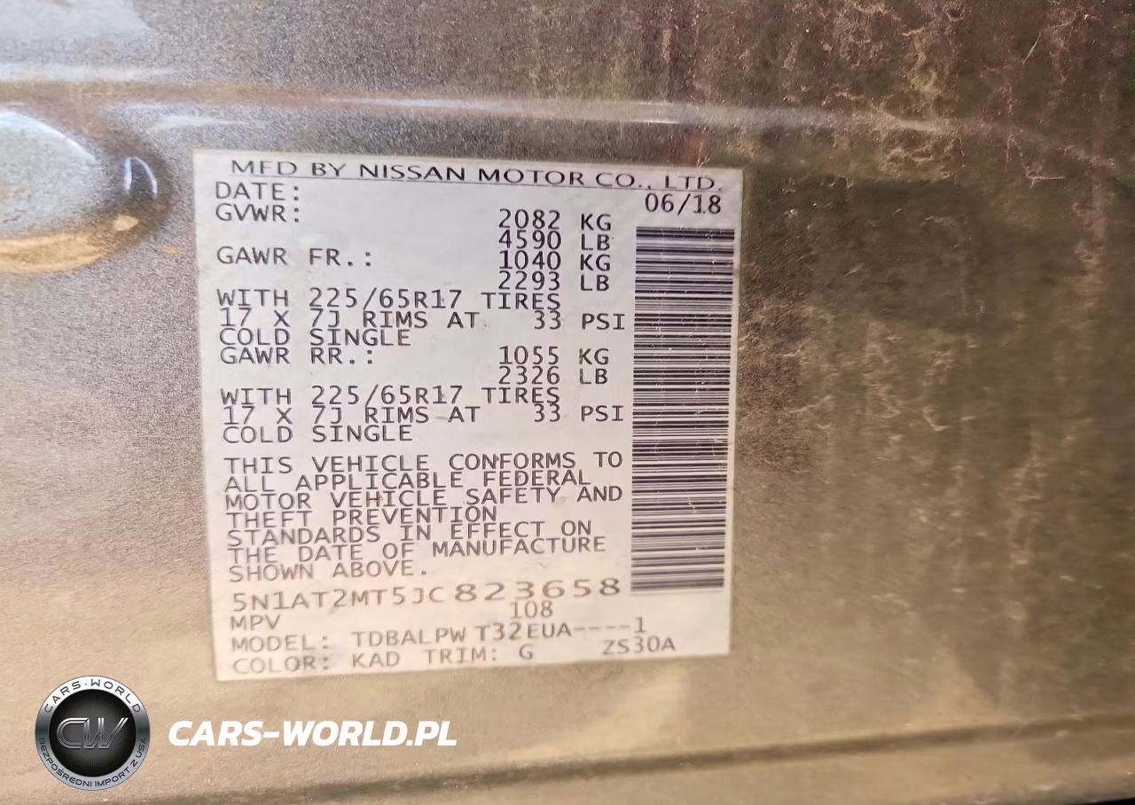 2018 Nissan Rogue S VIN:5N1AT2MT5JC823658 - 13