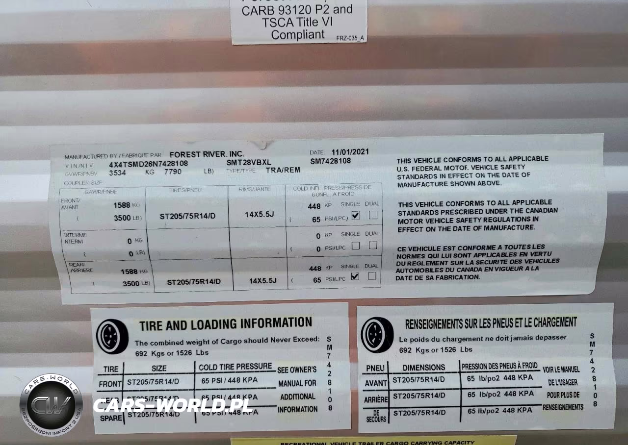 2022 Forest River Salem Cruise Lite Camper VIN:4X4TSMD26N7428108 - 10