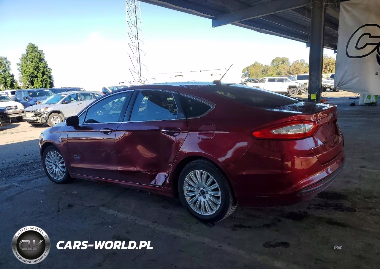 2016 Ford Fusion Se Phev VIN:3FA6P0PUXGR201161 - 2