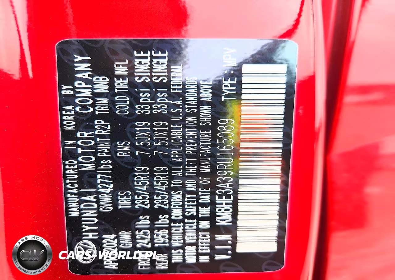 2024 Hyundai Kona Limited VIN:KM8HE3A39RU165089 - 14