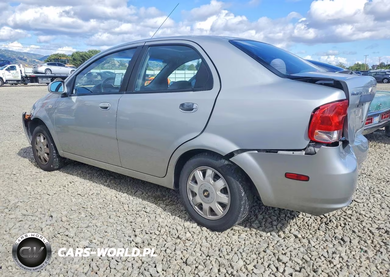 2005 Chevrolet Aveo Lt VIN:KL1TG52675B387317 - 2