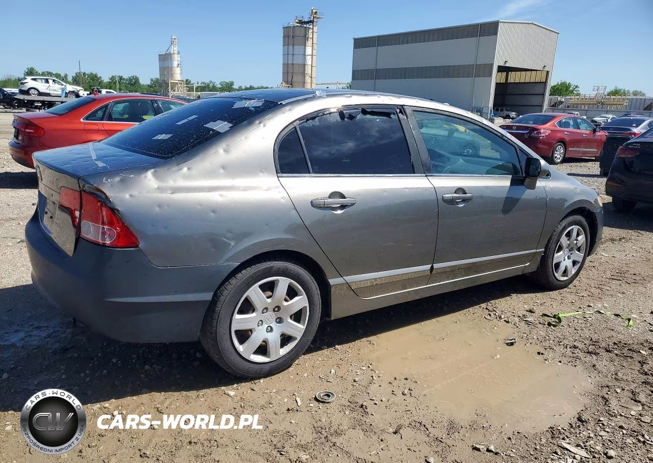2008 Honda Civic Lx VIN:1HGFA16538L110732 - 3