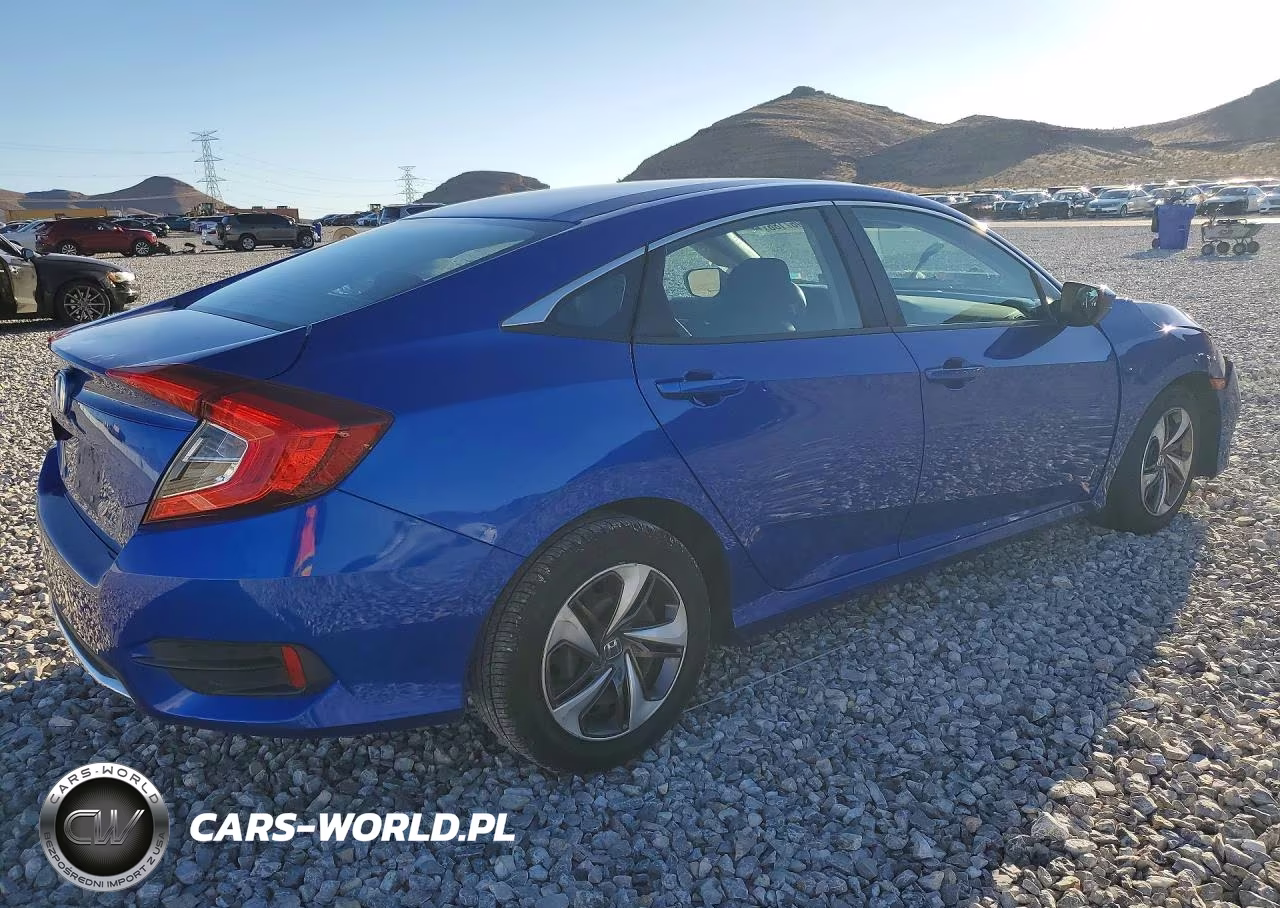 2019 Honda Civic Lx VIN:19XFC2F69KE050270 - 3