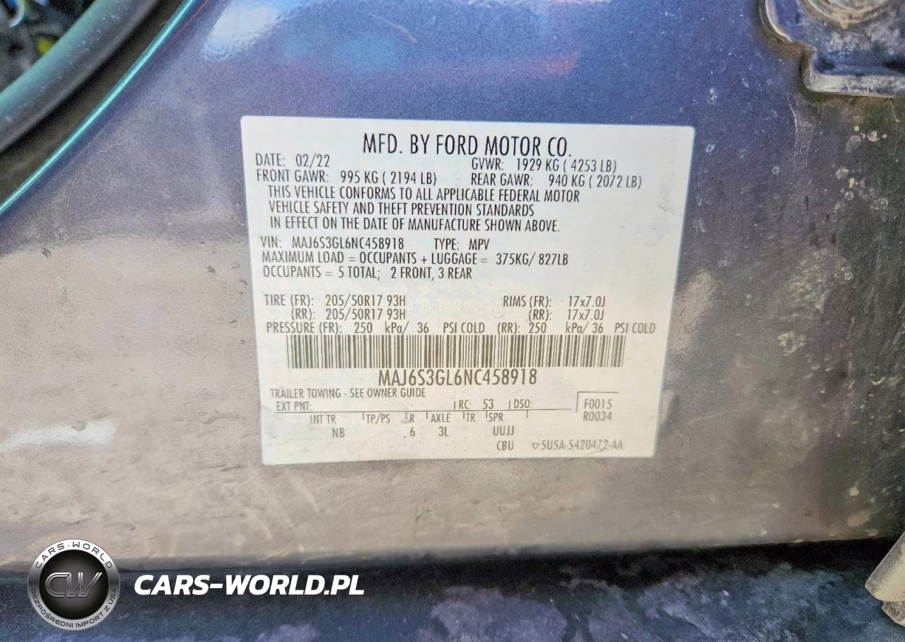 2022 Ford Ecosport Se VIN:MAJ6S3GL6NC458918 - 13
