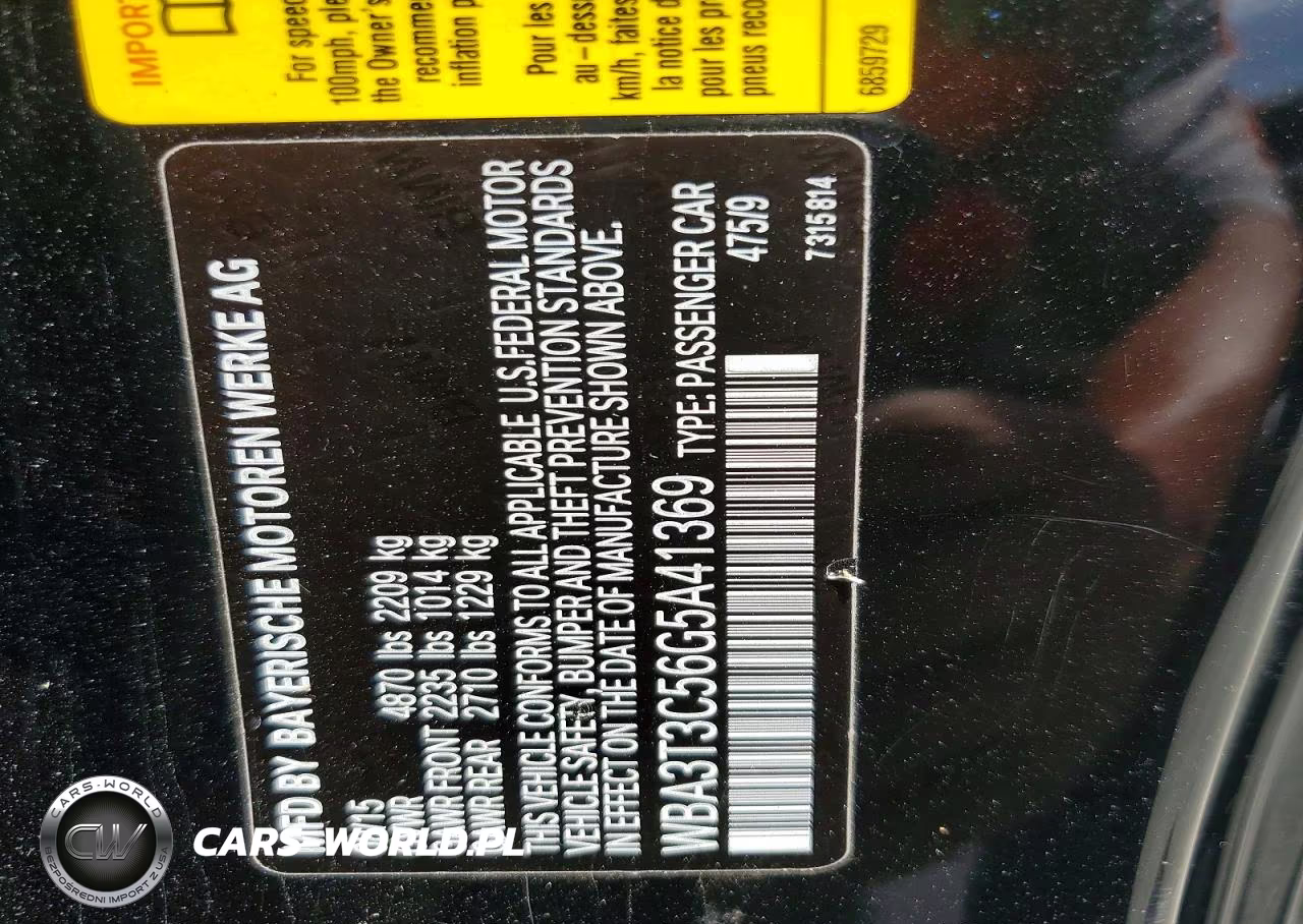 2016 BMW 435 I VIN:WBA3T3C56G5A41369 - 13