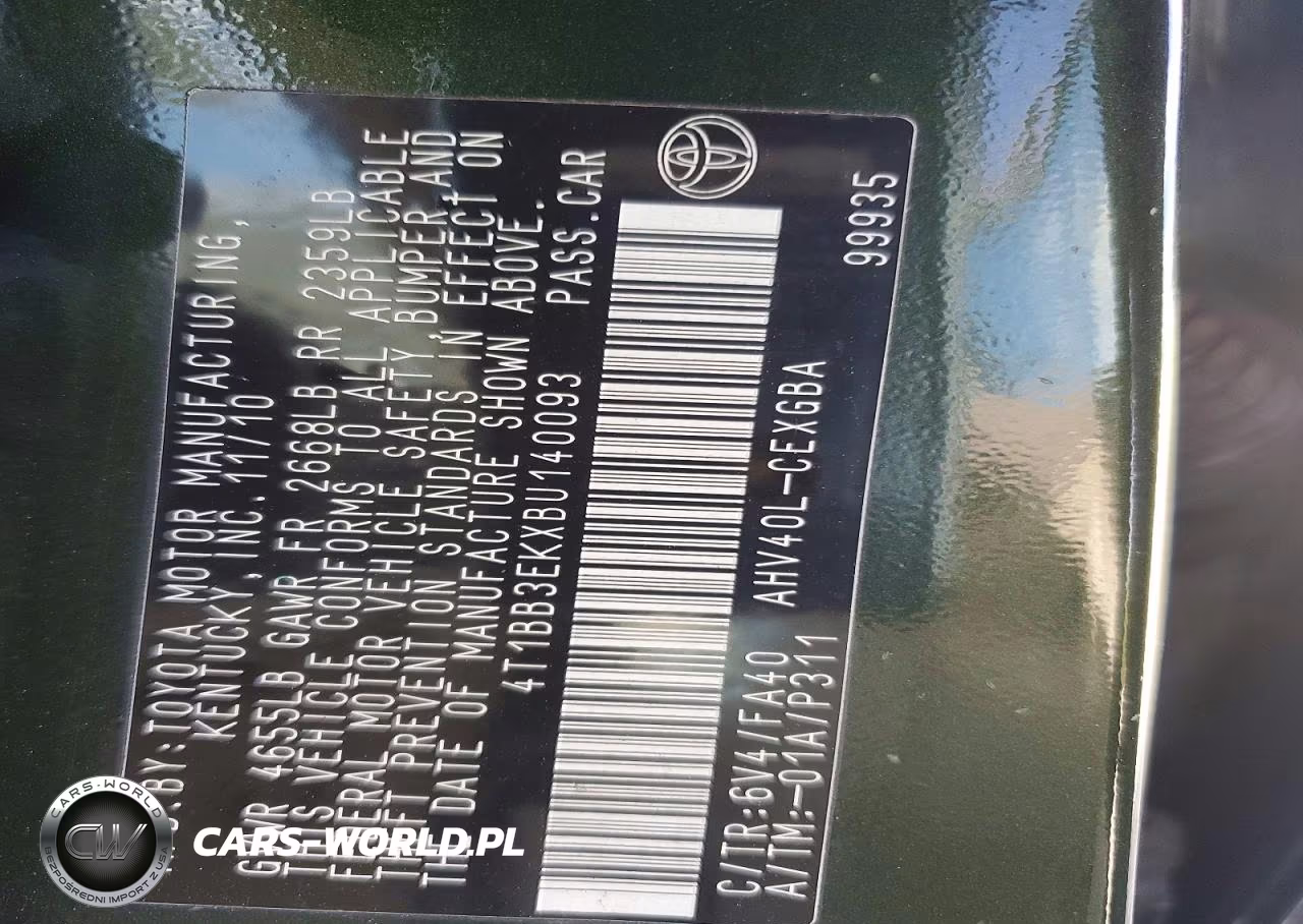 2011 Toyota Camry Hybrid VIN:4T1BB3EKXBU140093 - 12