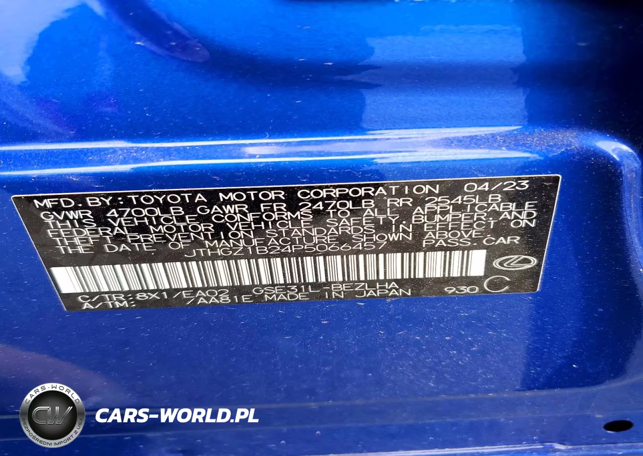 2023 Lexus Is 350 F Sport VIN:JTHGZ1B24P5066457 - 13