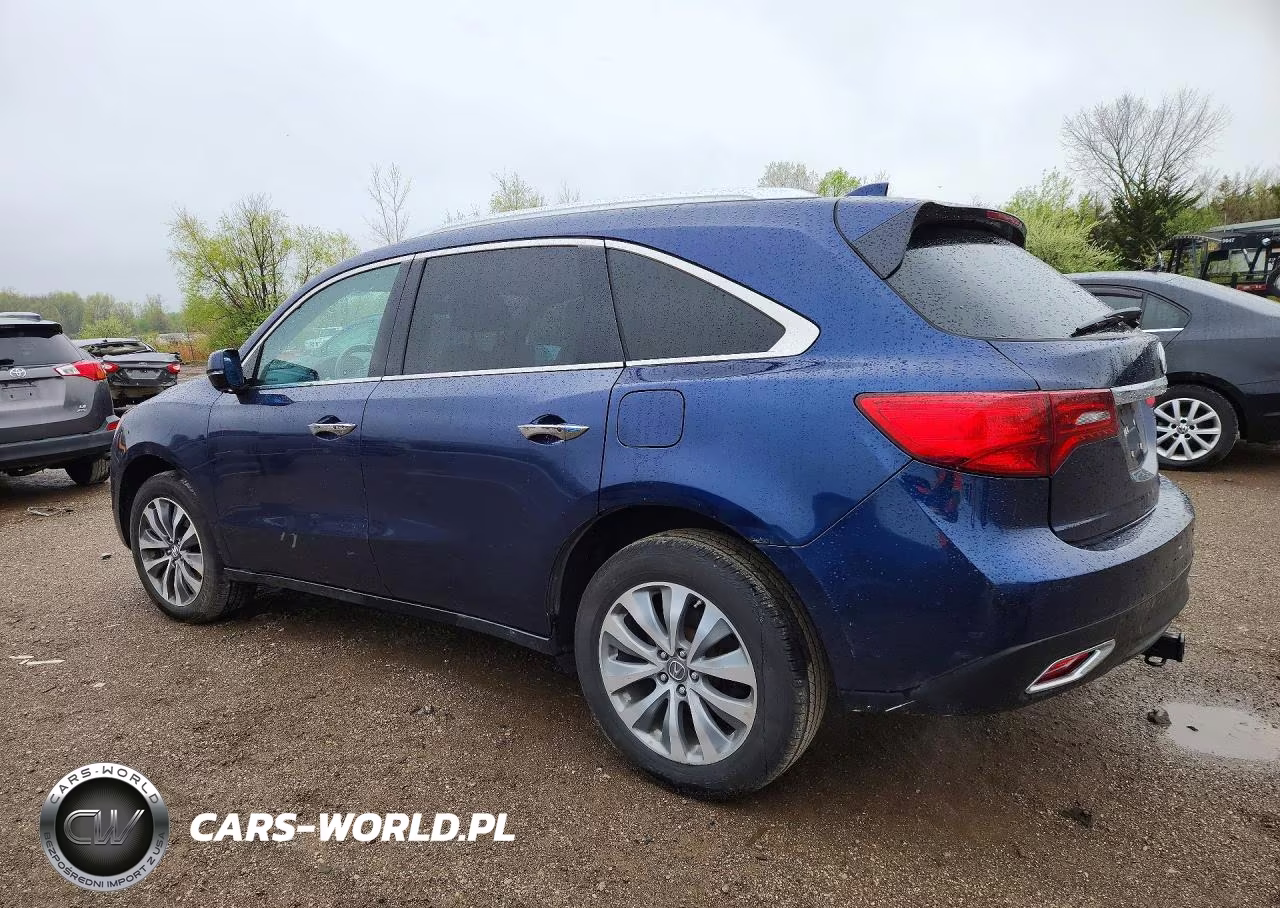 2016 Acura Mdx Technology VIN:5FRYD4H44GB012099 - 2