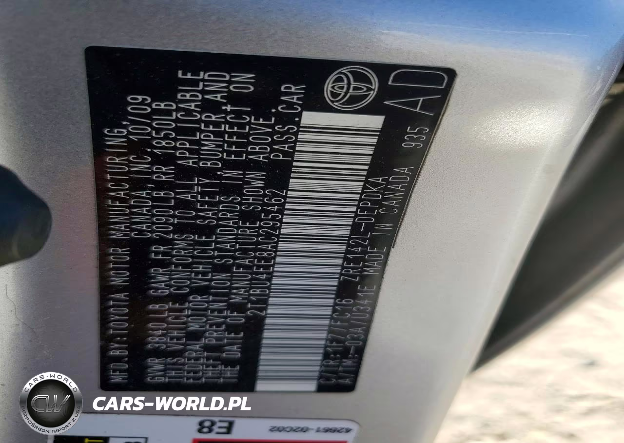 2010 Toyota Corolla Le VIN:2T1BU4EE8AC295462 - 12