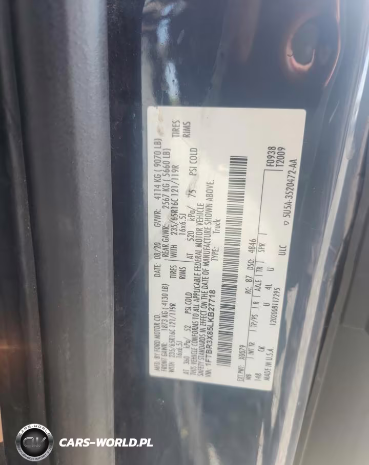 2020 Ford Transit T-250 VIN:1FTBR3X85LKB27718 - 13