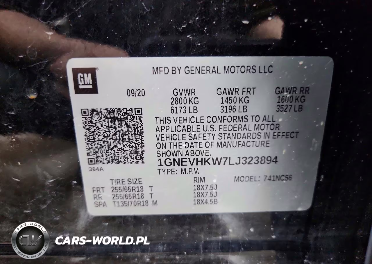 2020 Chevrolet Traverse Lt VIN:1GNEVHKW7LJ323894 - 13