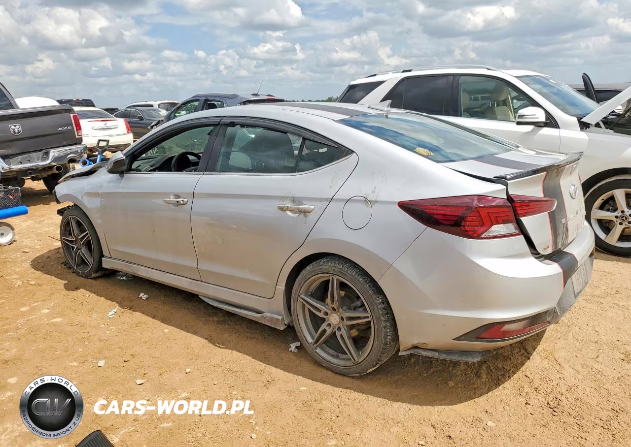 2019 Hyundai Elantra Sport VIN:KMHD04LB2KU830007 - 2