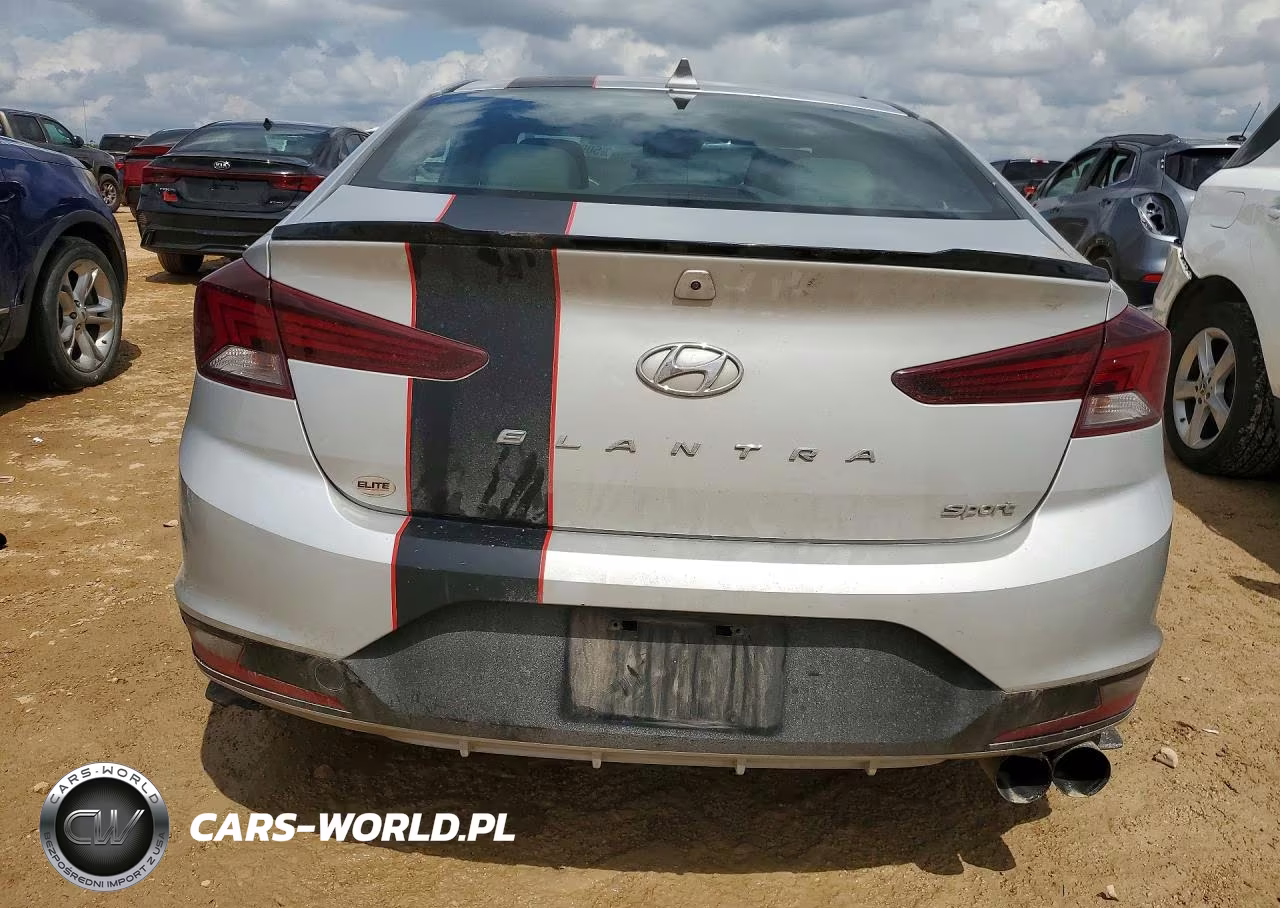 2019 Hyundai Elantra Sport VIN:KMHD04LB2KU830007 - 6