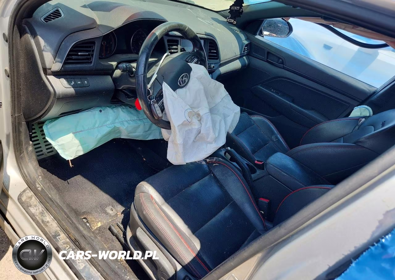 2019 Hyundai Elantra Sport VIN:KMHD04LB2KU830007 - 8