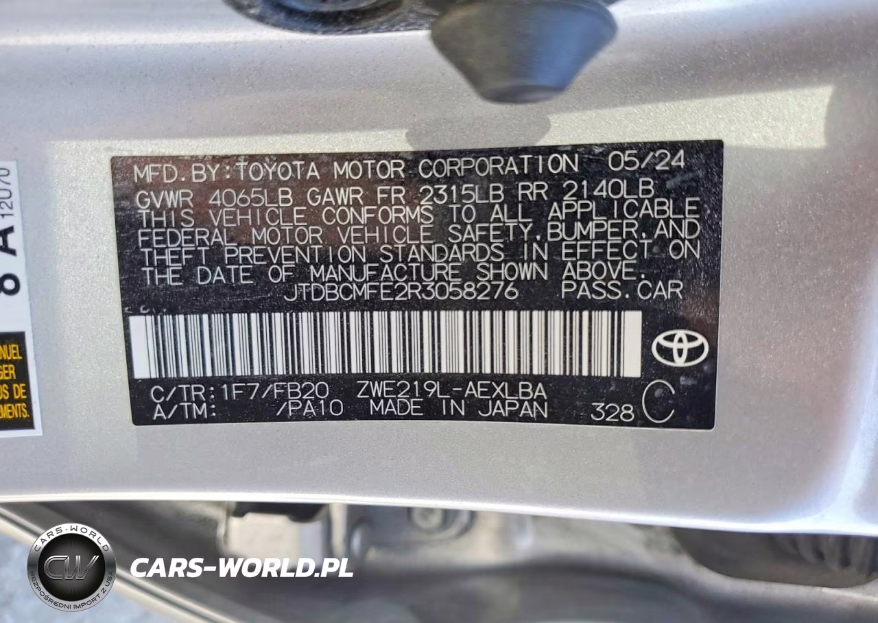2024 Toyota Corolla Hybrid Le VIN:JTDBCMFE2R3058276 - 12