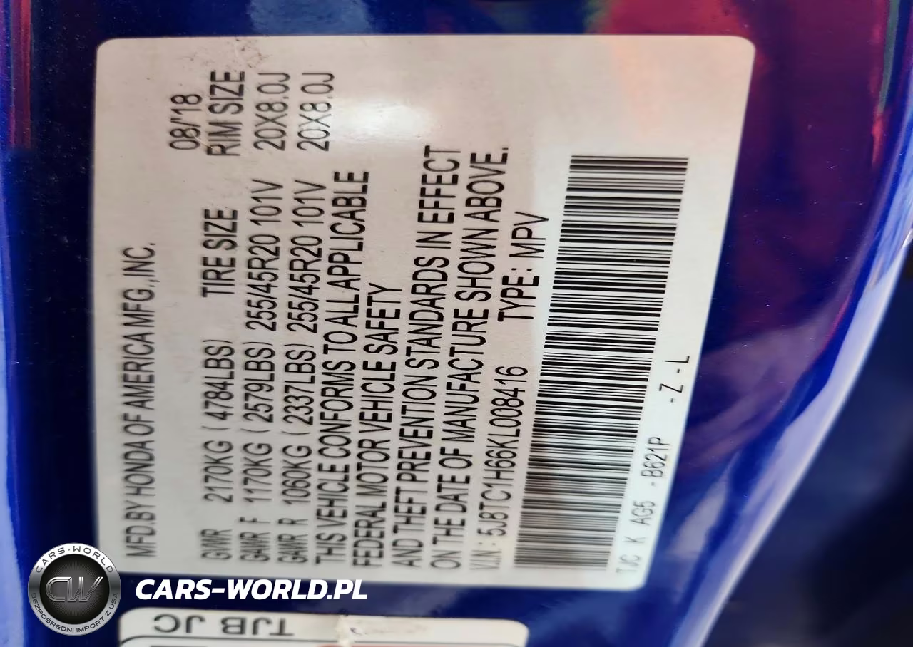 2019 Acura Rdx A-Spec VIN:5J8TC1H66KL008416 - 14