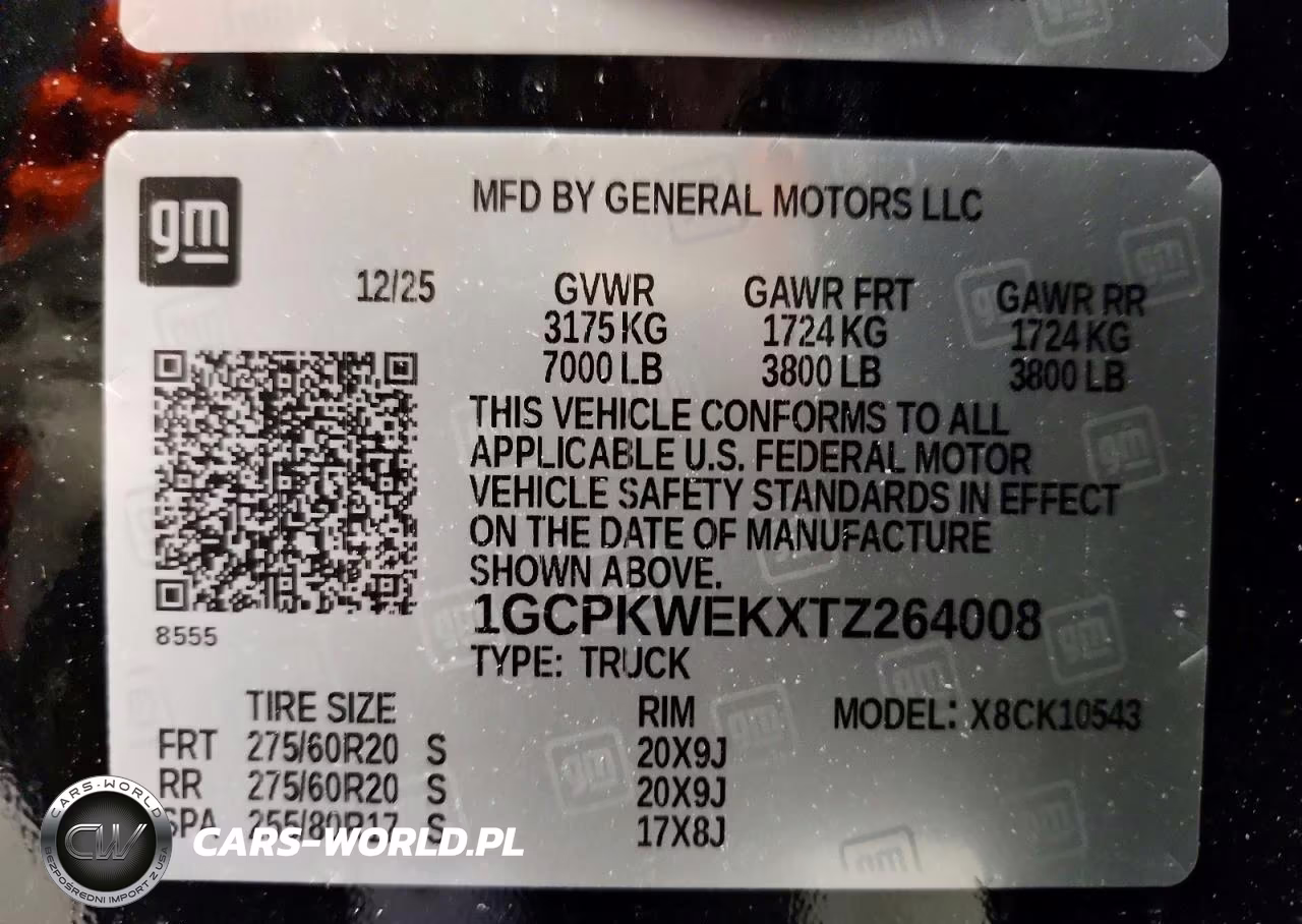 2026 Chevrolet Silverado K1500 Rst Select VIN:1GCPKWEKXTZ264008 - 13