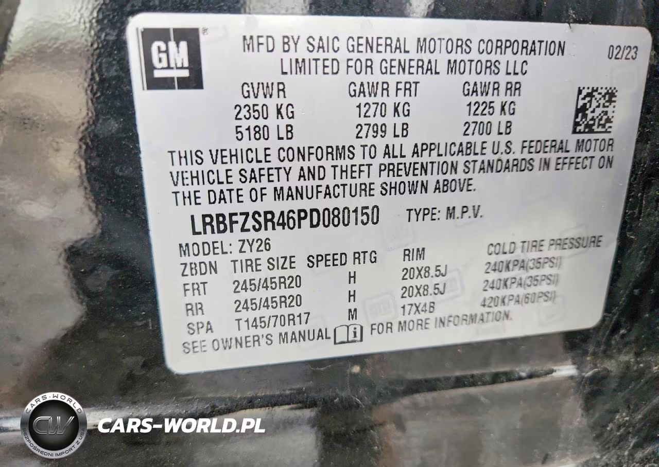 2023 Buick Envision Avenir VIN:LRBFZSR46PD080150 - 13