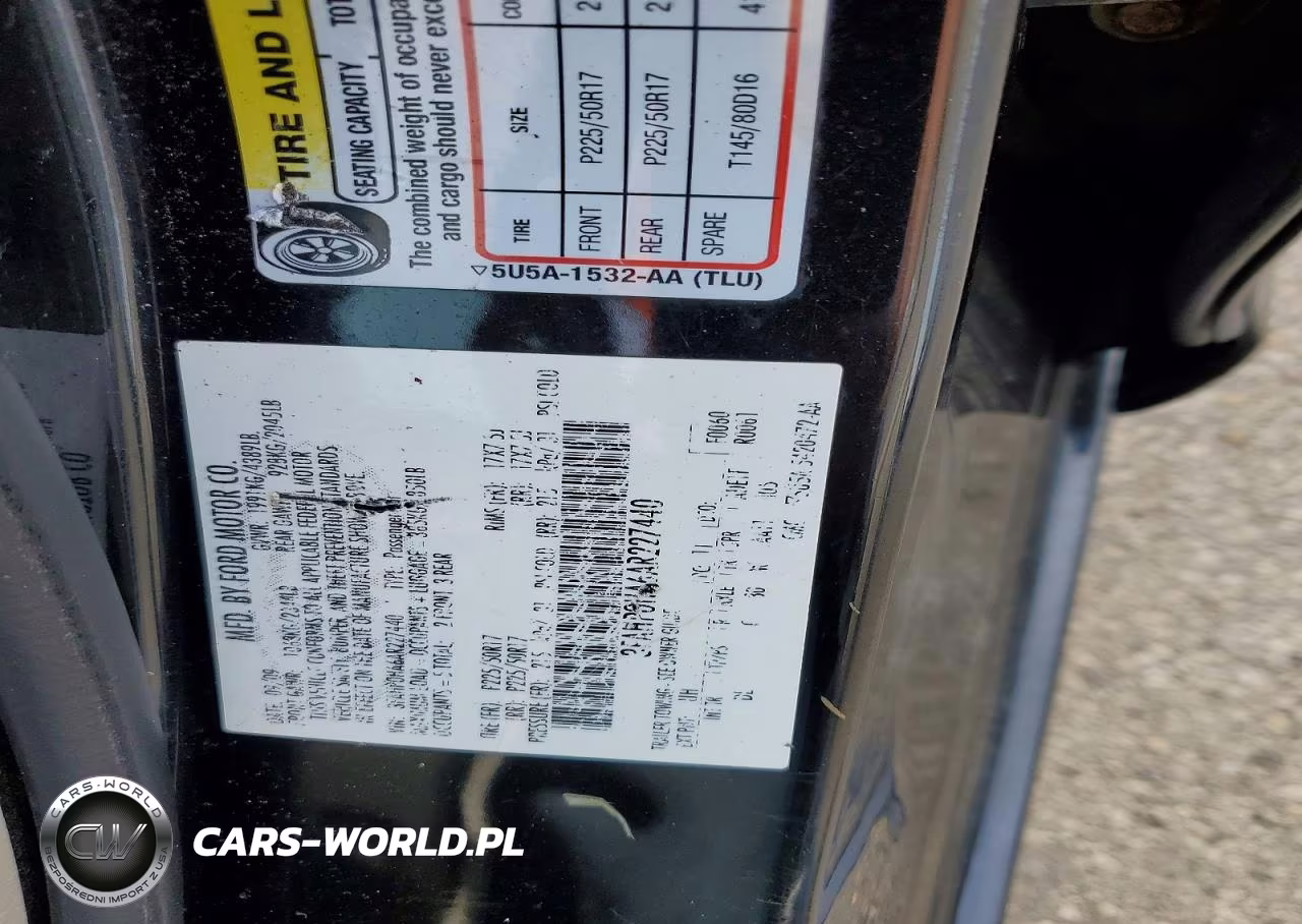 2010 Ford Fusion Se VIN:3FAHP0HA6AR227440 - 12