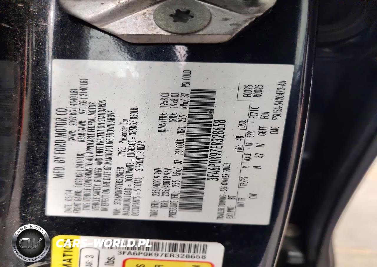 2014 Ford Fusion Titanium VIN:3FA6P0K97ER328658 - 12