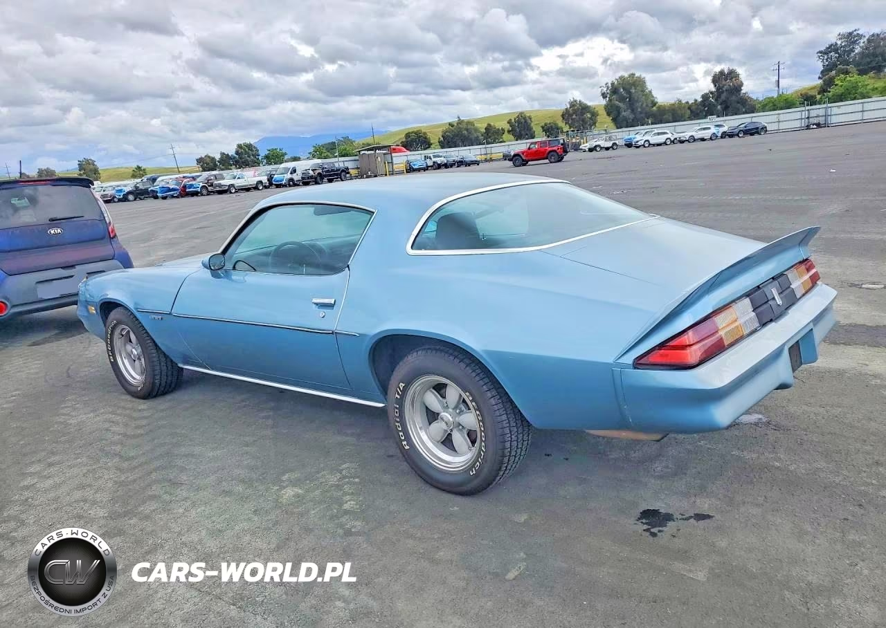 1978 Chev Camaro VIN:1Q87L8L540390 - 2