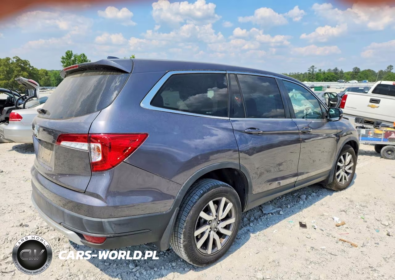 2021 Honda Pilot Exl VIN:5FNYF5H53MB013928 - 3