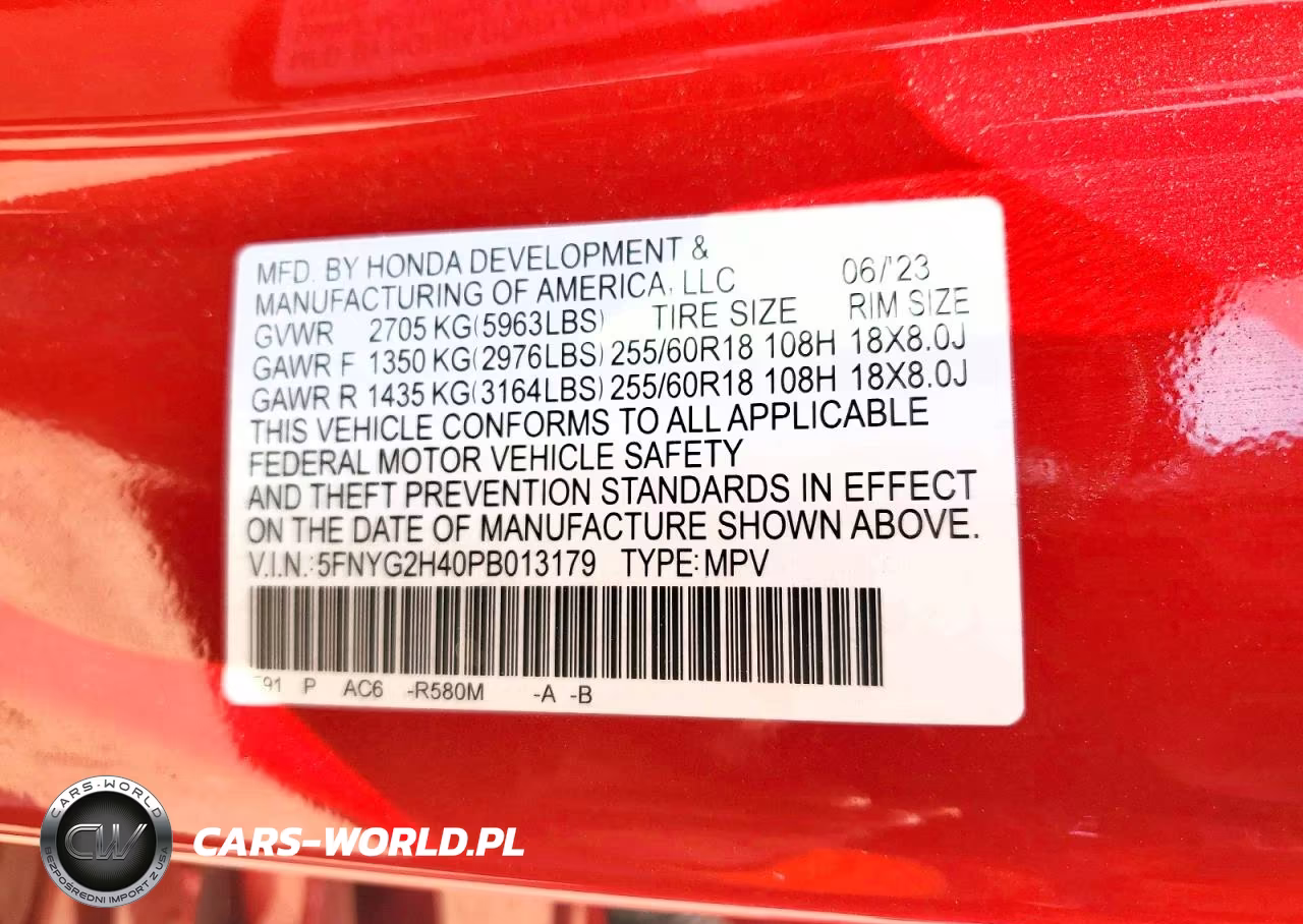 2023 Honda Pilot Exl VIN:5FNYG2H40PB013179 - 13
