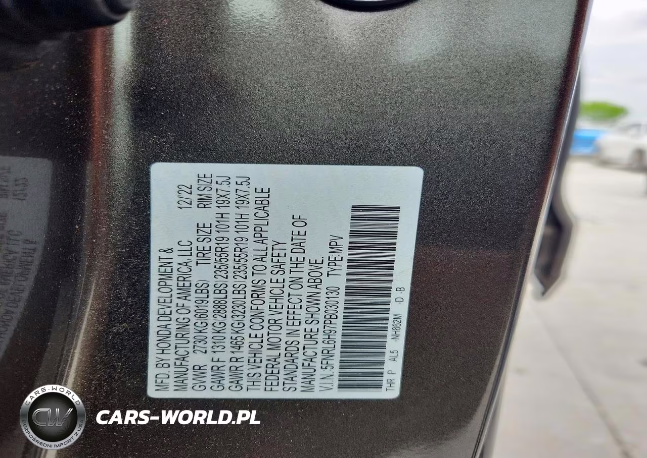 2023 Honda Odyssey Elite VIN:5FNRL6H97PB030130 - 13