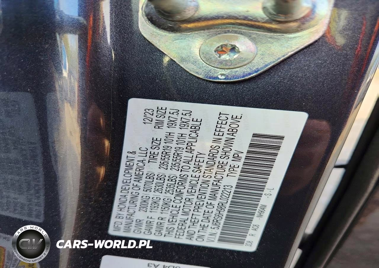 2024 Honda Cr-V Sport Touring VIN:5J6RS6H98RL022213 - 14