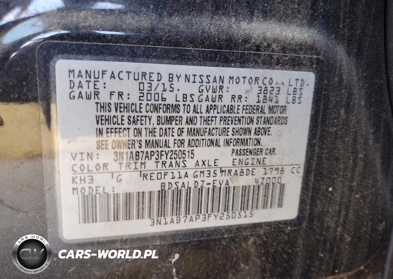 2015 Nissan Sentra VIN:3N1AB7AP3FY250515 - 12