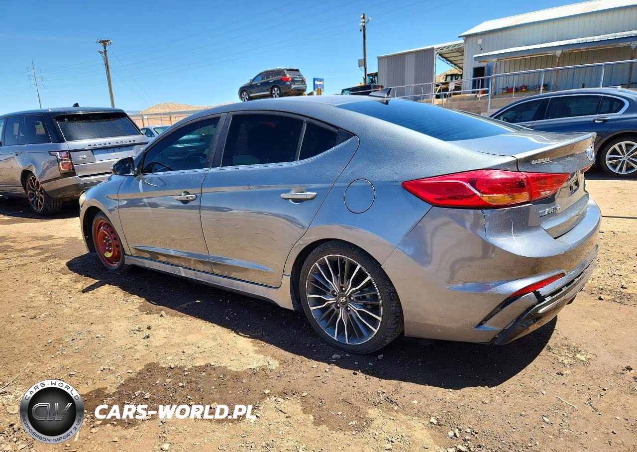 2018 Hyundai Elantra Sport VIN:KMHD04LBXJU614601 - 2