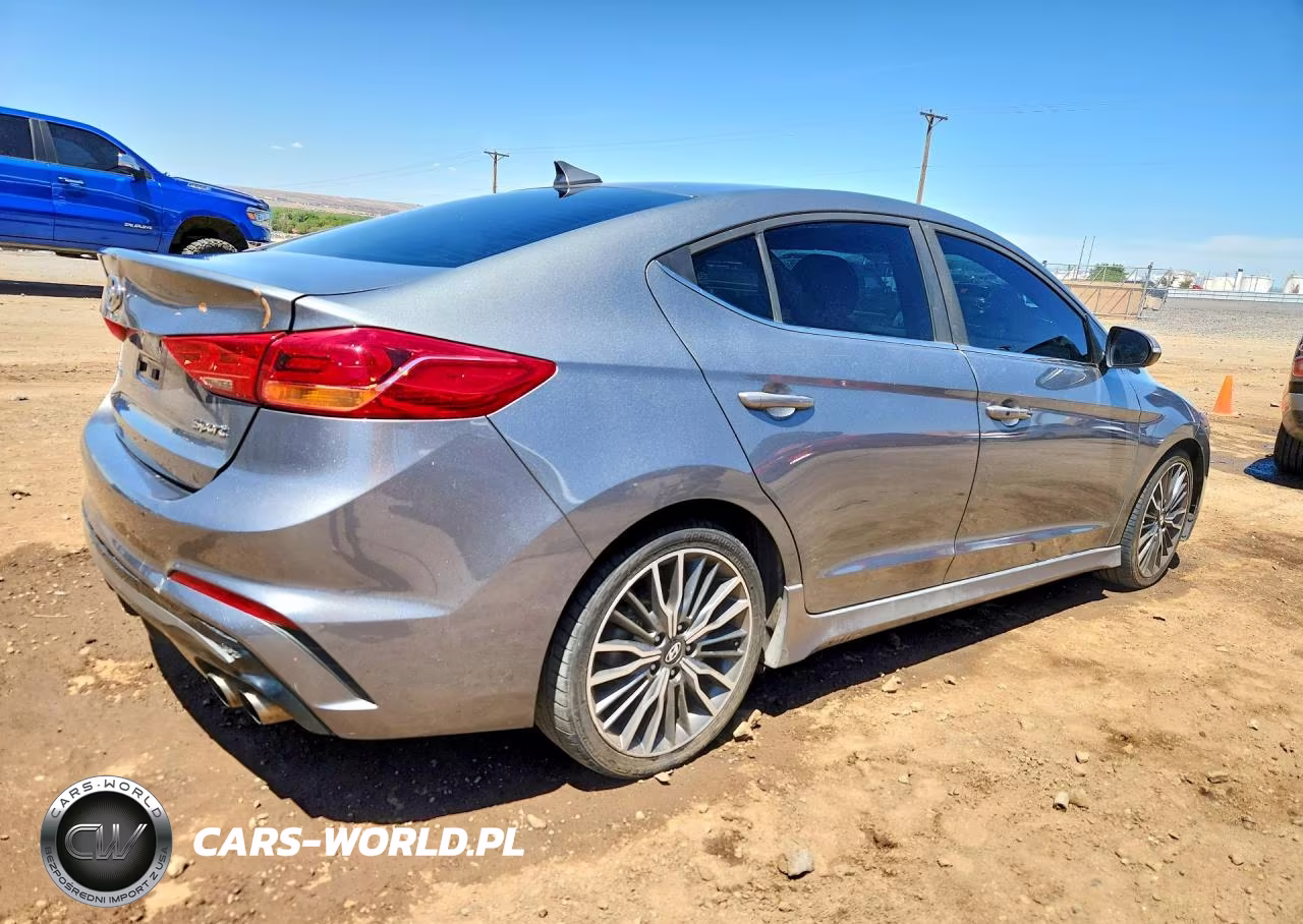 2018 Hyundai Elantra Sport VIN:KMHD04LBXJU614601 - 3
